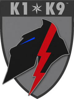 K1K9™ KINETIC™ red division logo